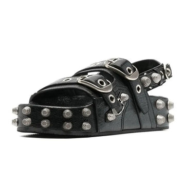Gladiator Studded Platform Sandals